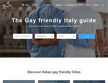 Tablet Screenshot of gayfriendlyitaly.com